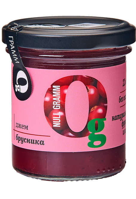 Низкокалорийный джем "Ноль грамм" Брусника